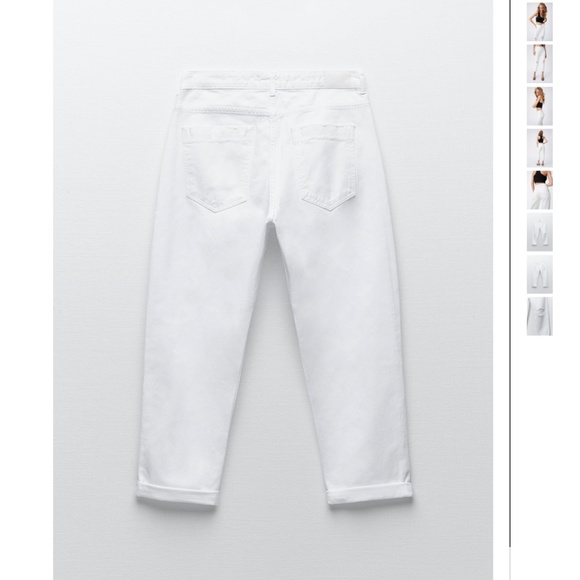 🥳Host Pick🥳 NWT Zara Relaxed Fit Ripped Jeans - 36 - Picture 7 of 10